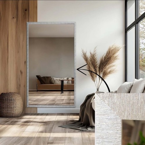 Zrkadlo v drevenom ráme –...