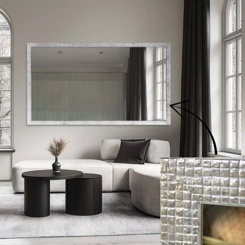 Zrkadlo v drevenom ráme –...