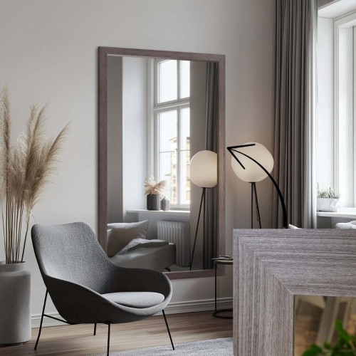 Zrkadlo v drevenom ráme –...