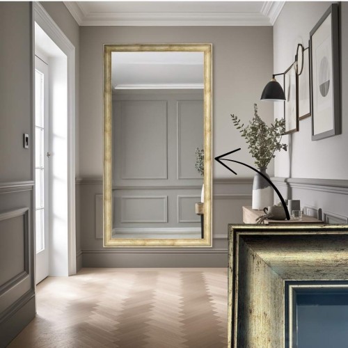 Zrkadlo v zlatom drevenom...