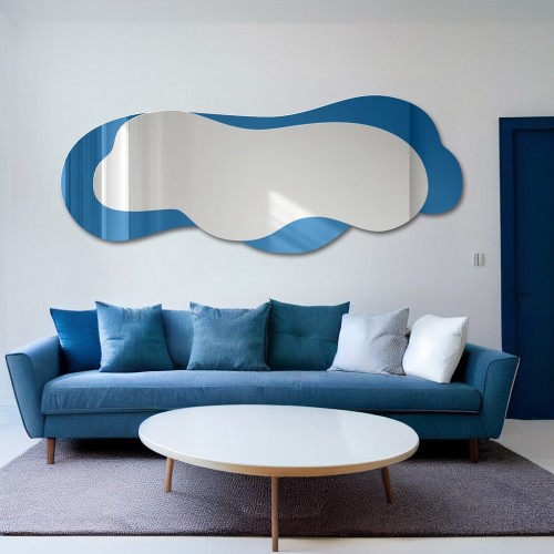 Nepravidelné modré zrkadlo...