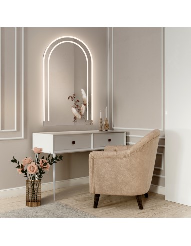 Polovičné oválne kúpeľňové zrkadlo s...