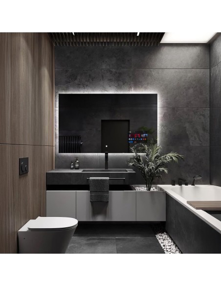 Multimediálne kúpeľňové zrkadlo s podsvietením - AGIS SMART LED