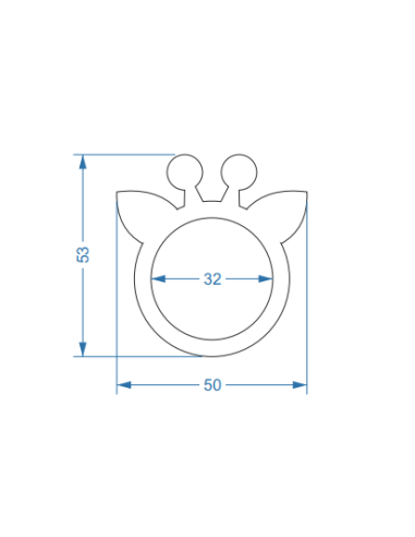 Dekoratívne detské nástenné zrkadlo v...