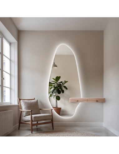 Zrkadlo s nepravidelným tvarom s...