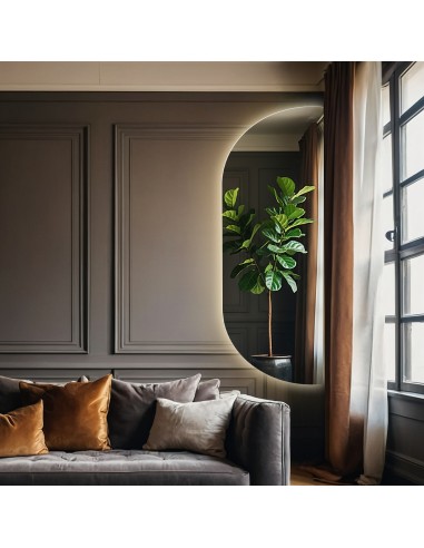 Nerovnomerné zrkadlo s podsvietením -...