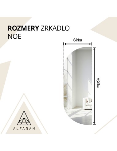 Zrkadlo nepravidelného tvaru - NOE