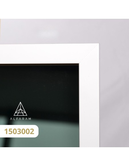 Zrkadlo v čiernom ráme s osvetlením - 1503 LED - vyrobené na mieru