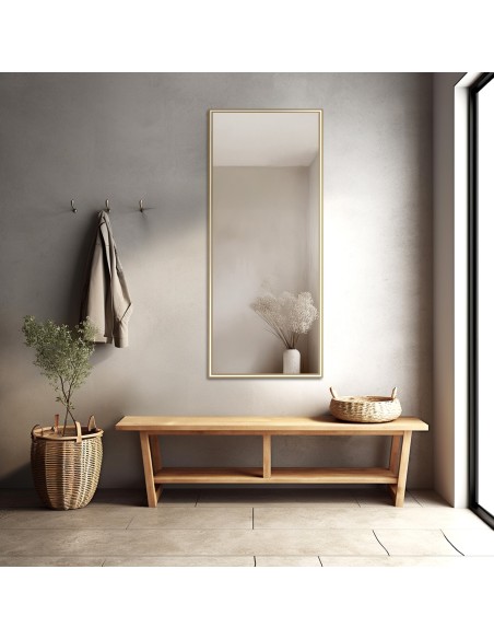 Zrkadlo v jemnom dekoratívnom drevenom ráme 1501 - farba rámu podľa vášho výberu