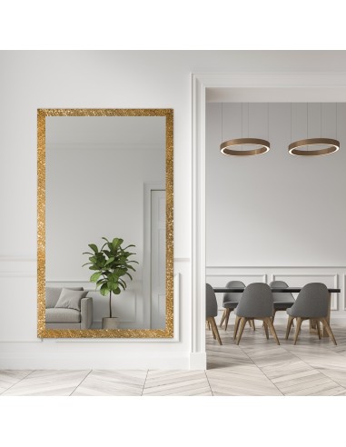 Zrkadlo Glamour v bohatom zlatom ráme...