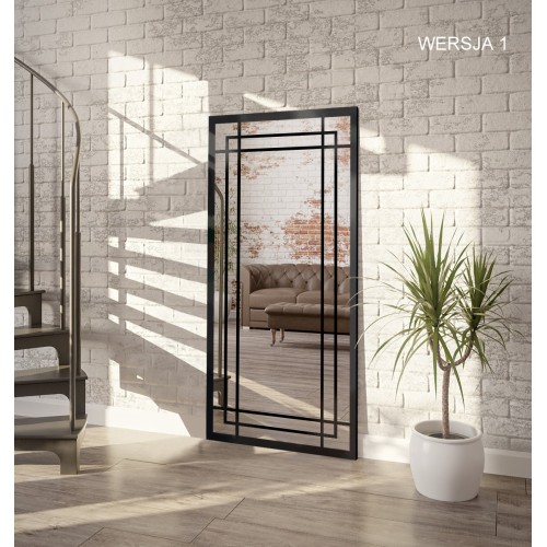 Loftové zrkadlo s priečkami...