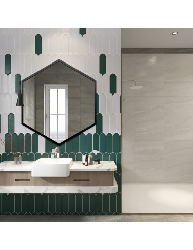 Zrkadlo geometrického tvaru v ráme –...