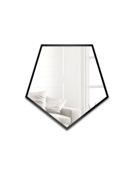 Zrkadlo geometrického tvaru v ráme – PENTA V RÁME