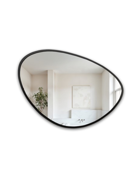 Zrkadlo s neregulárnym tvarom v ráme - OBSYDIAN V RÁME