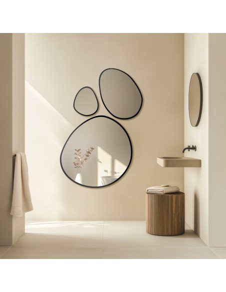 Súprava troch organických zrkadiel v ráme - OPALIT V RÁME