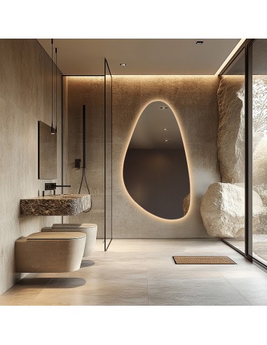 Zrkadlo s nepravidelným tvarom s...