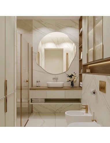 Dekoratívne zrkadlo s organickým...