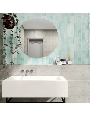 Okrúhle kúpeľňové zrkadlo leštené - KRUH