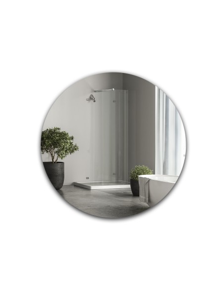 Okrúhle kúpeľňové zrkadlo leštené - KRUH