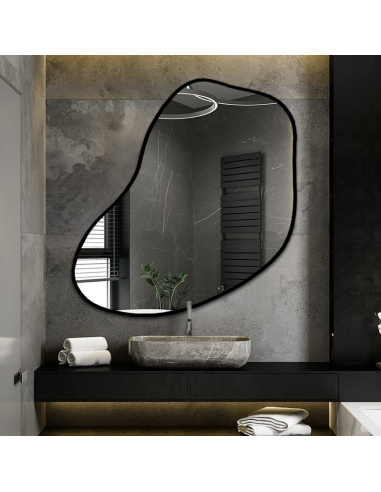 Zrkadlo s organickým tvarom v rámci -...