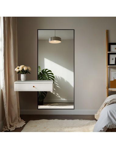 Moderné veľké zrkadlo v drevenom ráme...