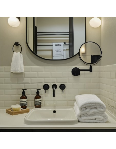 Kozmetické zrkadielko zoom čierne zväčšujúce - DARK ZOOM