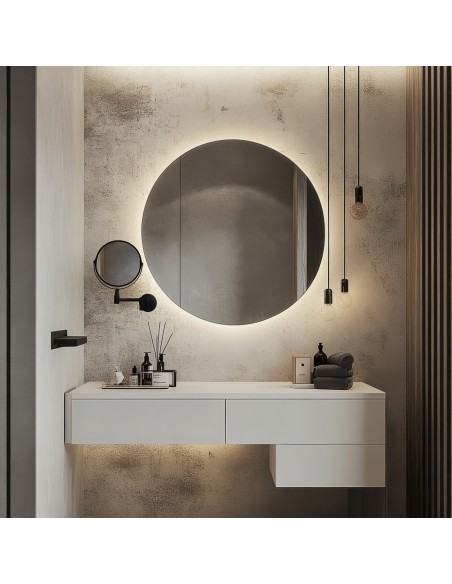 Kozmetické zrkadielko zoom čierne zväčšujúce - DARK ZOOM