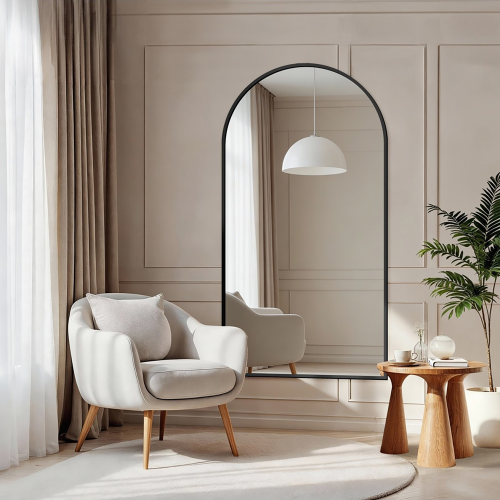 Polovičné oválne zrkadlo v...