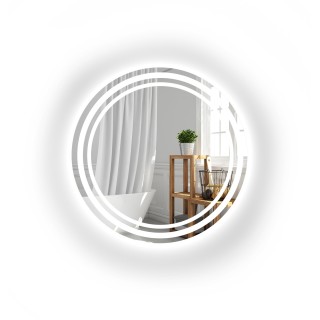 Okrúhle kúpeľňové zrkadlo s osvetlením MAIA DUO LED
