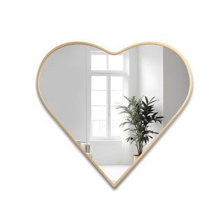 Zrkadlo v ráme MDF - HEART - farba rámu podľa vášho výberu