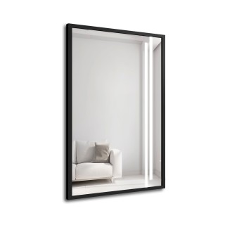 Zrkadlo v čiernom ráme s podsvietením - 1503 LED III - farba rámu na výber