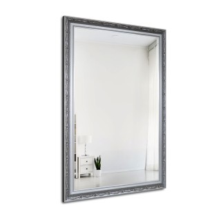 Zrkadlo v ozdobnom striebornom ráme - 8001001