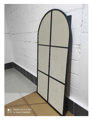 Loftové zrkadlo s priečkami z MDF –...