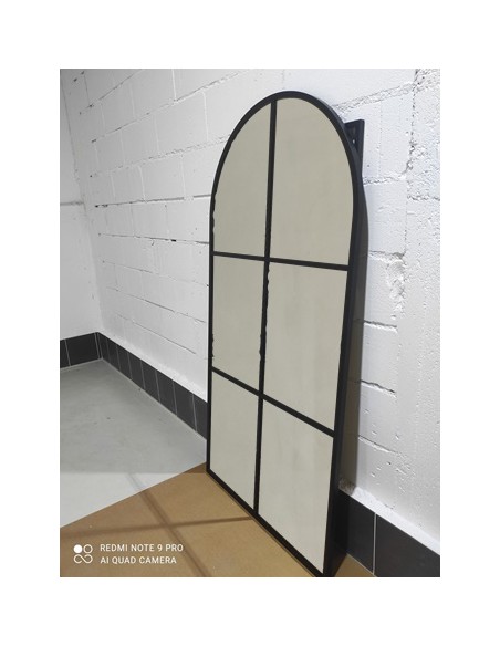 Loftové zrkadlo s priečkami z MDF – ROMEO – farba rámu na výber