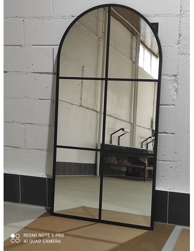 Loftové zrkadlo s priečkami z MDF –...