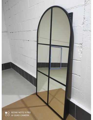 Loftové zrkadlo s priečkami z MDF –...