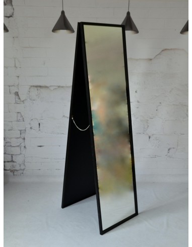 Dvojité stojace zrkadlo v čiernom...