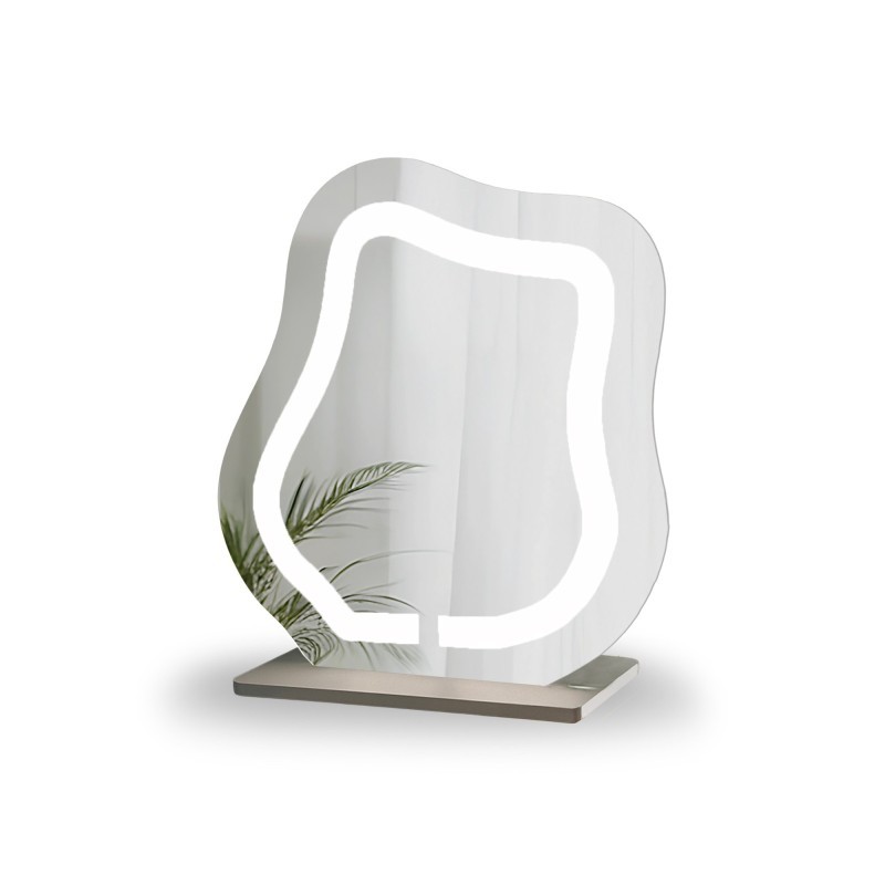 Kozmetické zrkadlo s pieskovaným podsvietením - FLOW LED PETITE