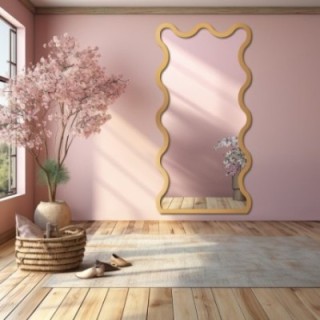 Nepravidelné zrkadlo s MDF rámom - BLOBS TWIST