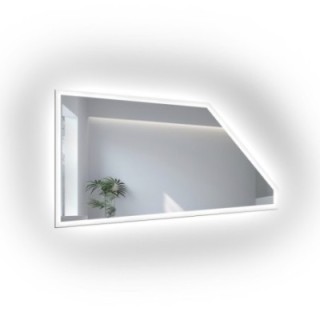 Pieskované zrkadlo na podkrovie - NA MIERU - NIDA LED