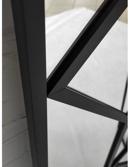 Loftové zrkadlo s priečkami – OLIMPIA – farba rámu na výber