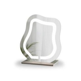 Kozmetické zrkadlo s pieskovaným podsvietením - FLOW LED PETITE