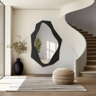 Dekoratívne zrkadlo v ostrom organickom tvare s MDF rámom - MINORE