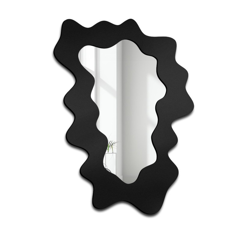 Nepravidelné zrkadlo s MDF rámom - BLOBS MISTY