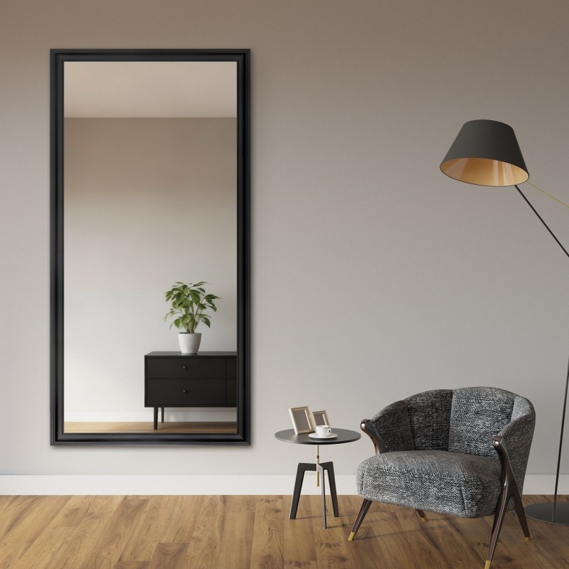 Zrkadlo Glamour v sýtom bielom ráme - 6004004