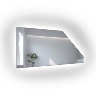 Podkrovné zrkadlo s LED osvetlením - na mieru - IZERA LED