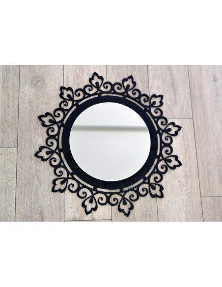 Dekoratívne zrkadlo v ažúrovom ráme LARA