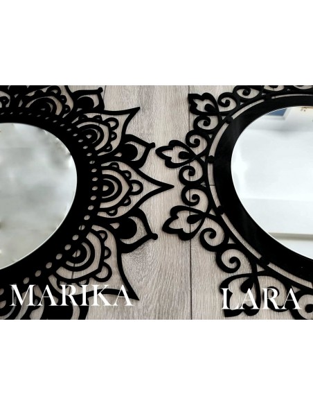 Dekoratívne zrkadlo v ažúrovom ráme MARIKA