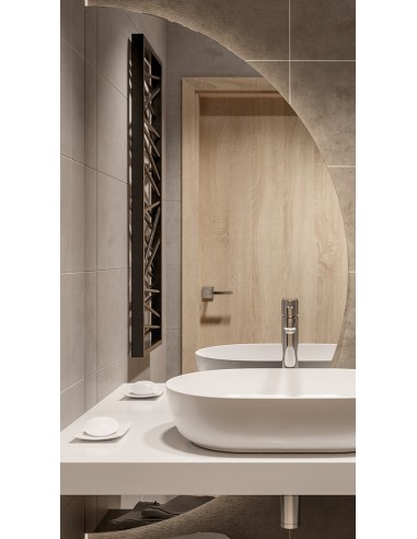 Polkruhové zrkadlo z dvoch častí -...