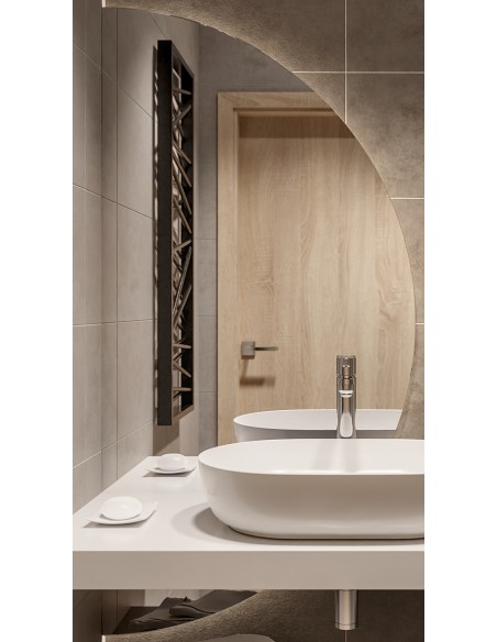 Polkruhové zrkadlo z dvoch častí - DOPPIO